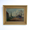 Vintage Print of Famed Painting 'The Blue Cart' by British artist Tristram Hillier