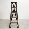 Vintage Rustic Industrial A Frame Library Ladder