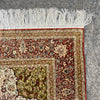 Vintage Silk Hand Knotted Isfahan Rug