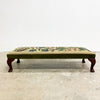 Vintage Tapestry Upholstered Footstool