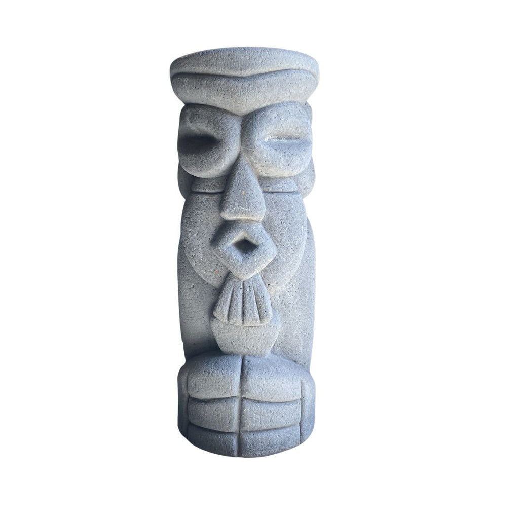 Vintage Tiki Totoms In Cast Concrete
