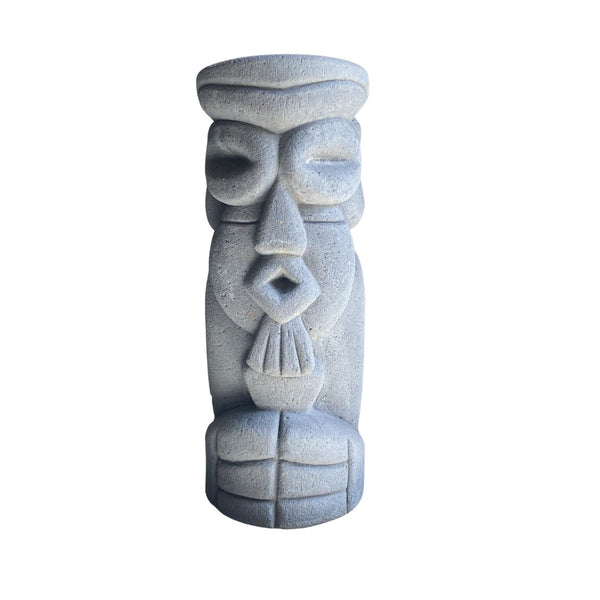 Vintage Tiki Totoms In Cast Concrete