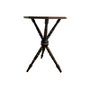 Vintage Wooden Gypsy Wine Or Side Table With Tri Footed Base