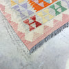Vintage Hand Knotted Wool Kilim Rug
