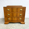 Vintage Chest Of Drawers With Brass Shell Handles 