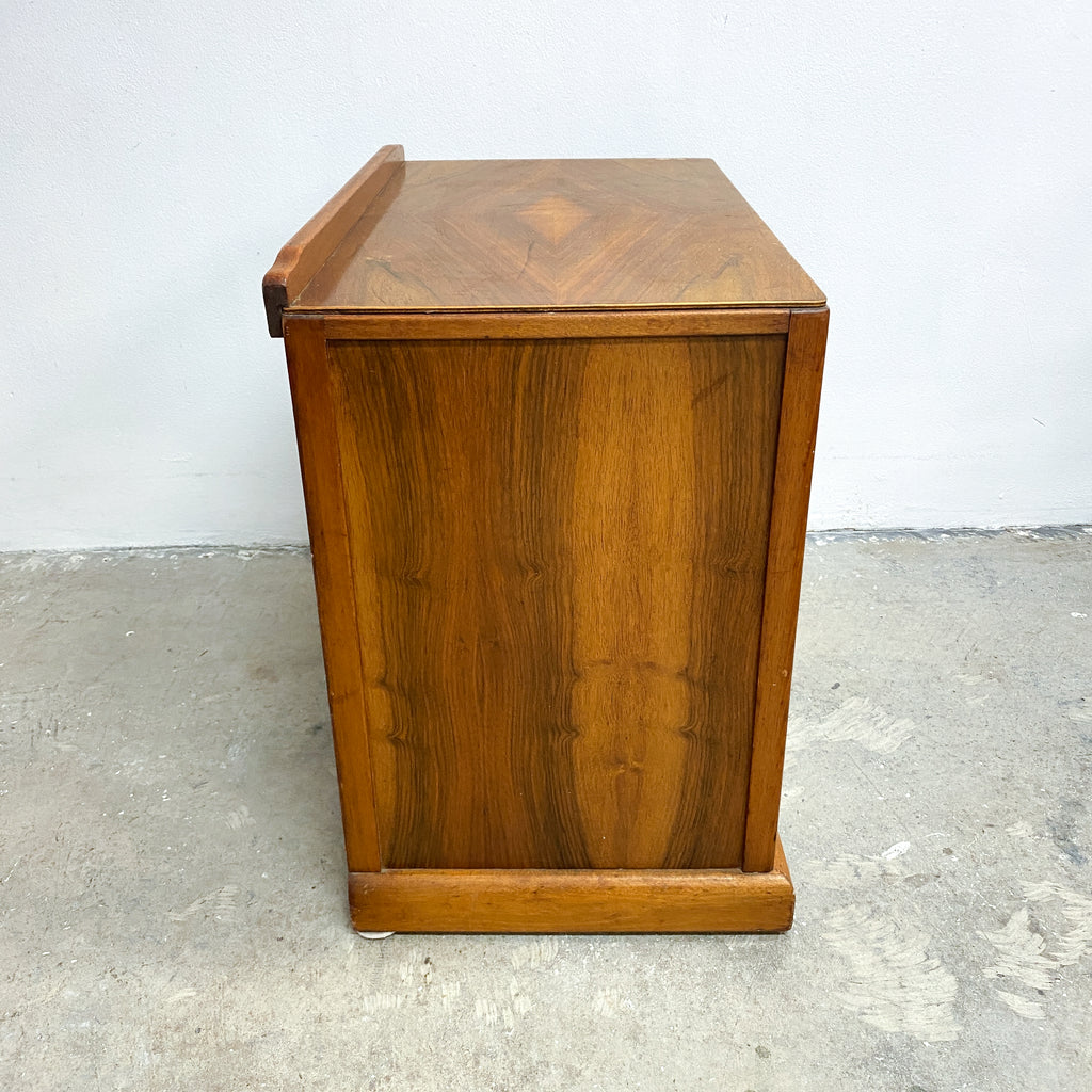Vintage Chest Of Drawers With Brass Shell Handles 