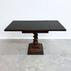 Vintage Drexel Expanding Side Table With Barley Twist Pedestal Base