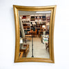 Vintage Gold Gilt Curved Framed Mirror