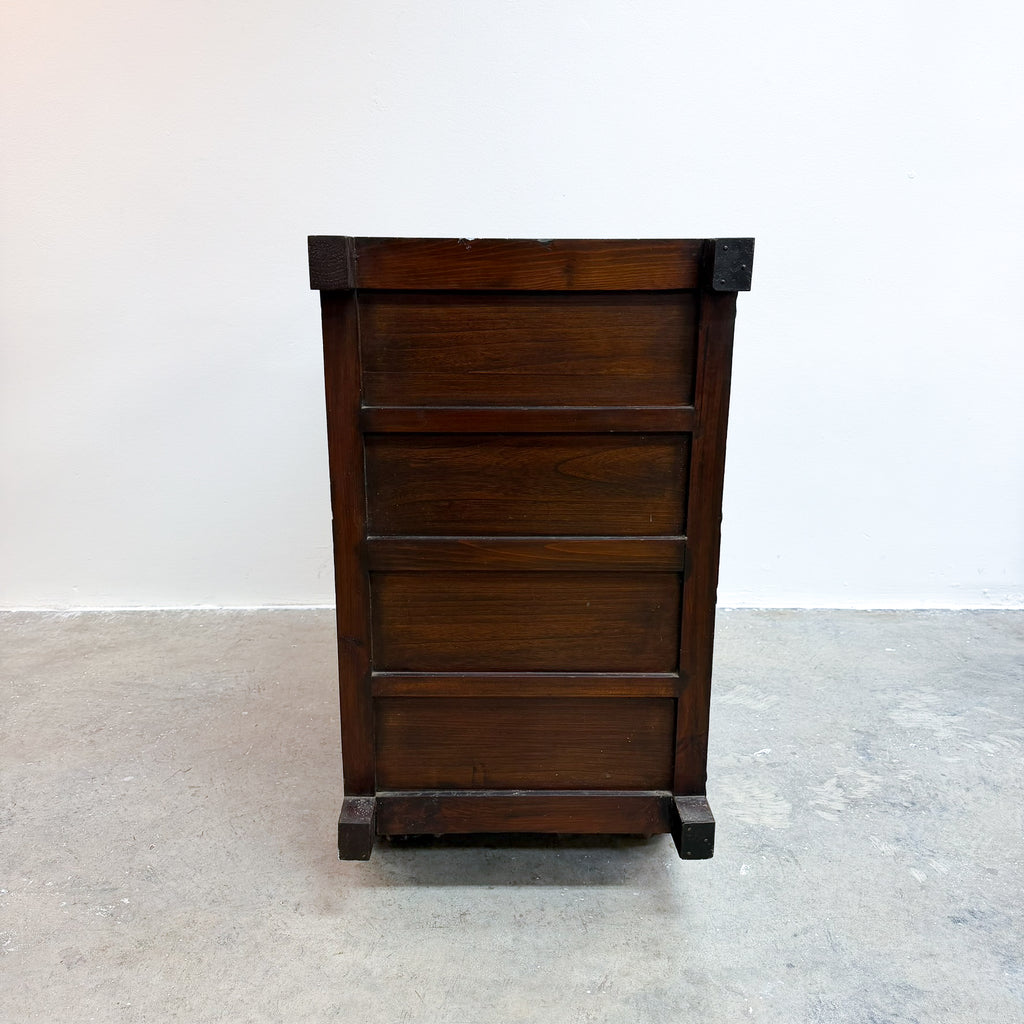 Vintage Japanese Merchants Chest On Wheels