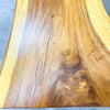Vintage Organic Form Solid Wood Slab Coffee Table