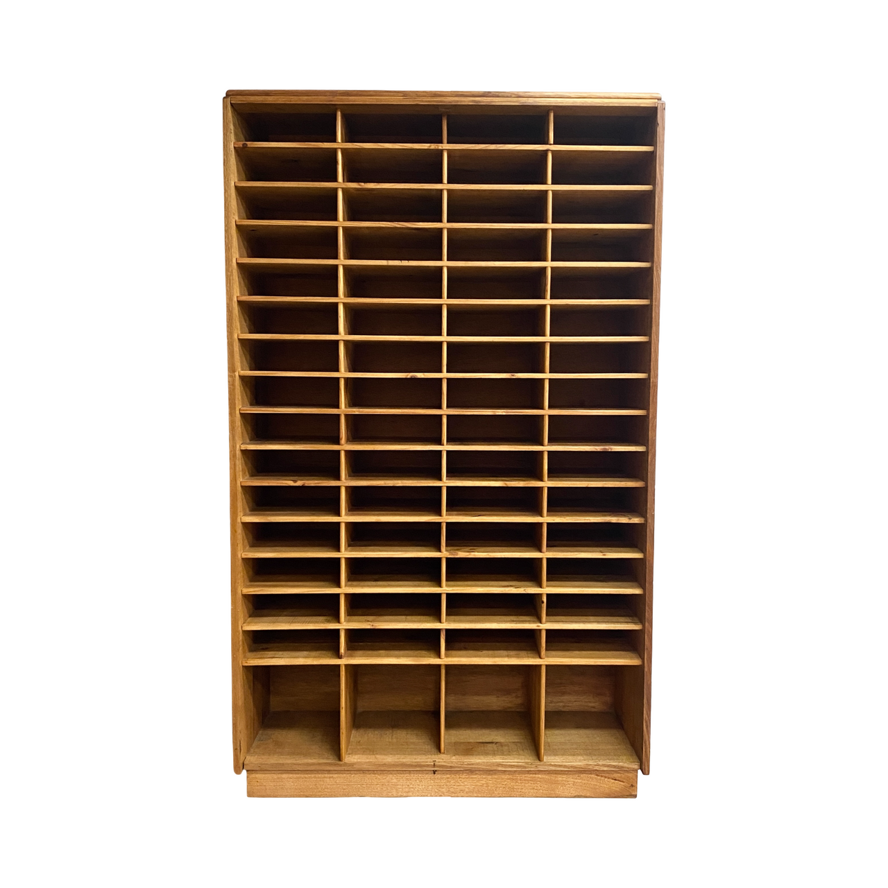 Vintage Rustic Industrial Filing Pigeon Hole Shelves Cabinet