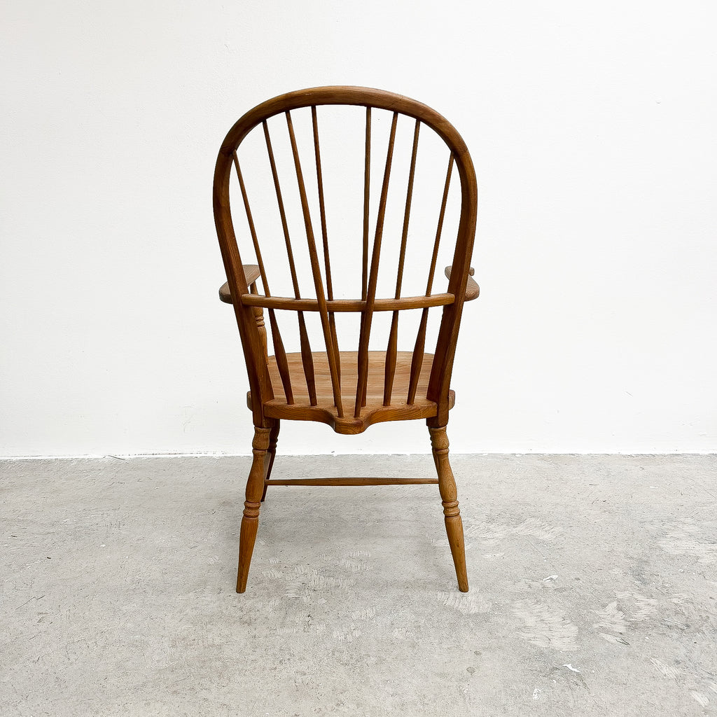 Vintage Wooden Spindle Back Armchair