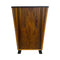 Walnut And Maple Art Deco Style Bedside Cabinet