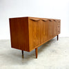 Mid century chiswell wave handled sideboard