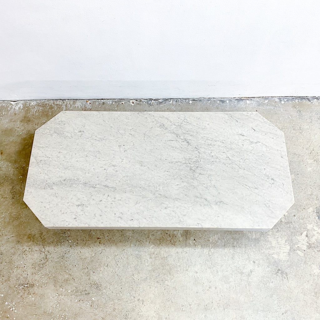 rectangular pedestal coffee table