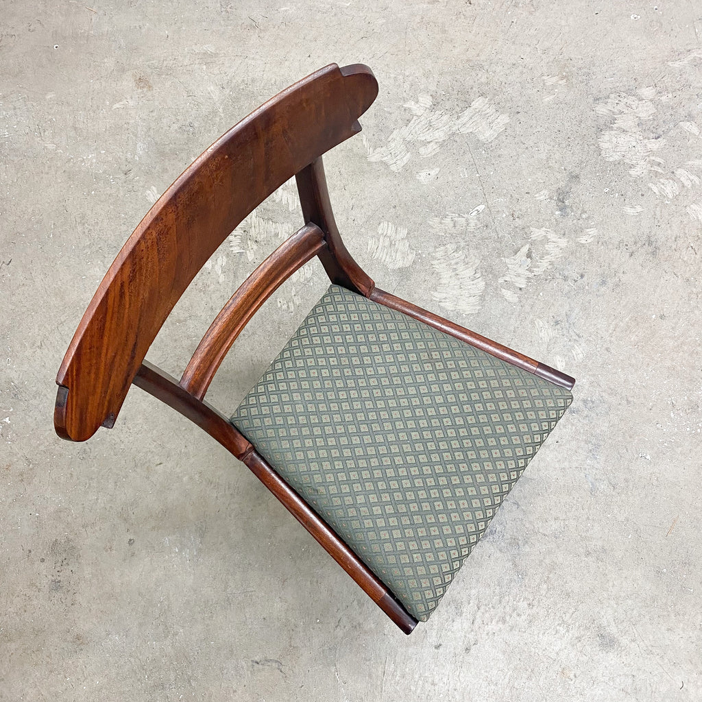 Suite Of Six Cedar Antique Dining Chairs