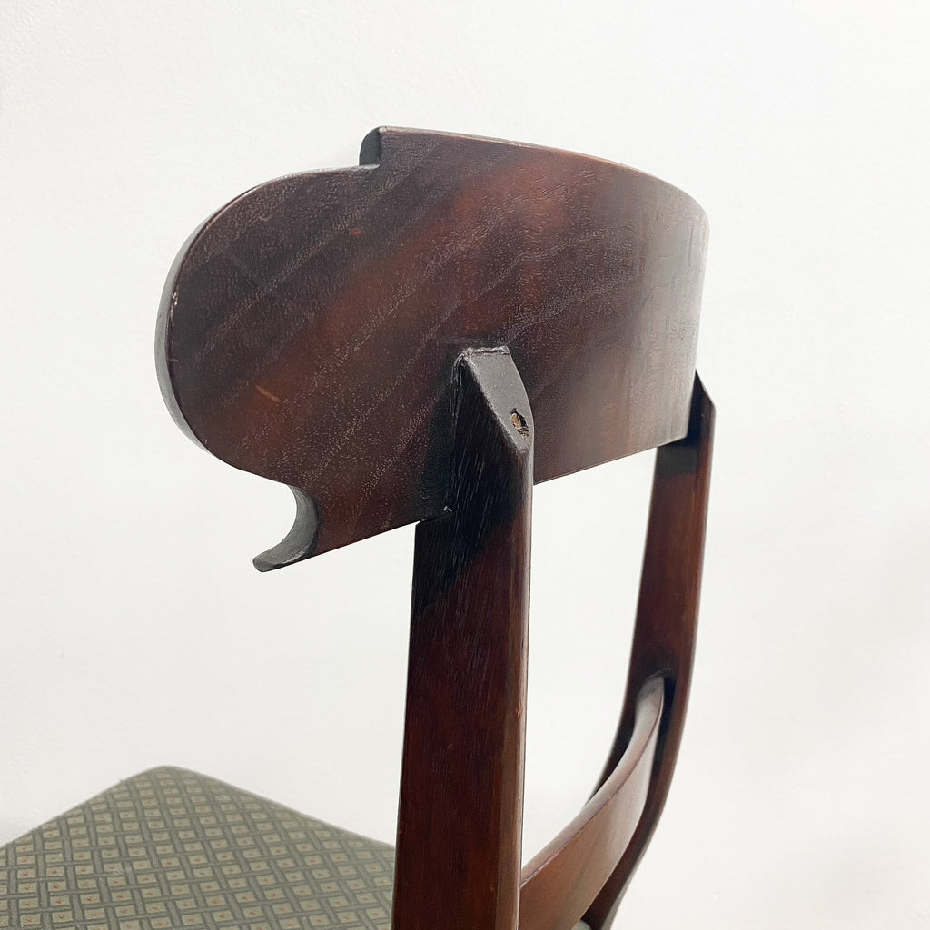Suite Of Six Cedar Antique Dining Chairs