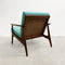 Mid Century Parker Rattan Back Armchairs - Restored And Newly Upholstered