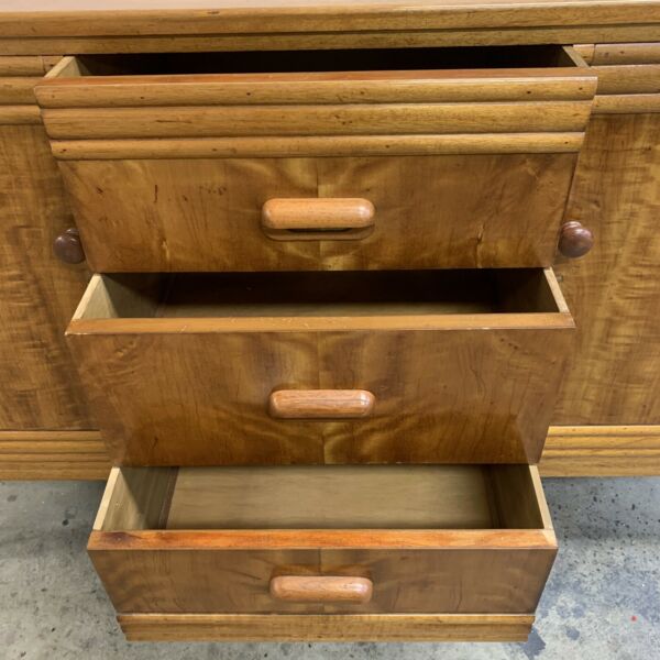 Beautiful 1940’s Maple Sideboard Buffet