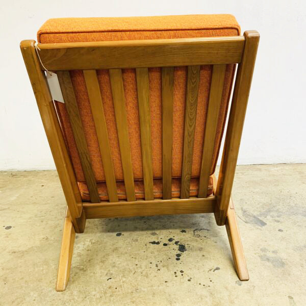 1950’s Parker Mid Century Compass Scissor Leg Lounge Armchair Chair