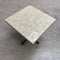 1960's Mid Century Custom Made Capiz Shell & Brass Side Tables