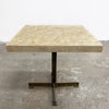 1960's Mid Century Custom Made Capiz Shell & Brass Side Tables