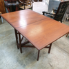 1970's Retro Teak Gate Leg Drop Side Dining Table