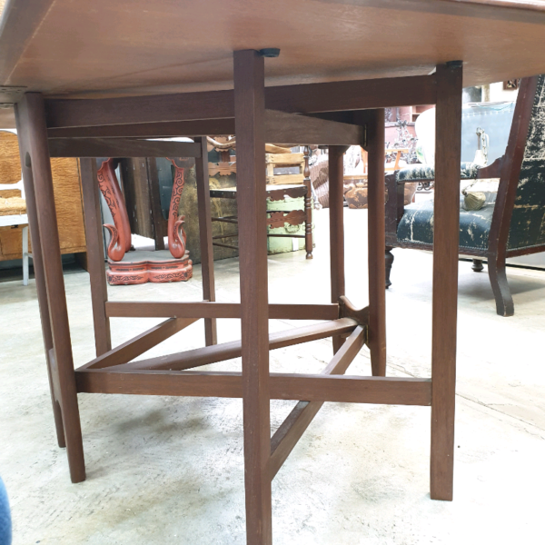 1970's Retro Teak Gate Leg Drop Side Dining Table