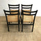 4 x Danish Cord Chairs With Beech Frames