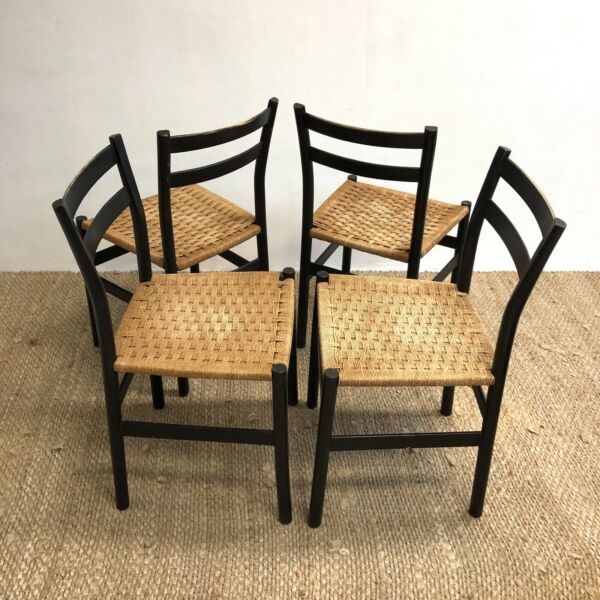 4 x Danish Cord Chairs With Beech Frames – The Design Ark