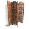 4 Panel Teak Hand Carved Screen