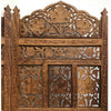 4 Panel Teak Hand Carved Screen