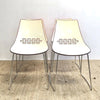 Set 4 1990's Modernist Italian Calligaris ‘JAM’ Chairs Red & Orange