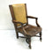 Antique Arts And Crafts carved Oak Armchair