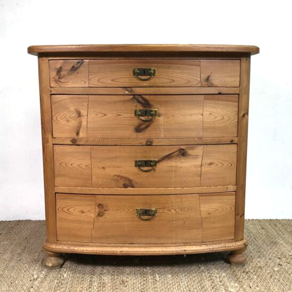 Antique Baltic Pine European Chest of Drawers