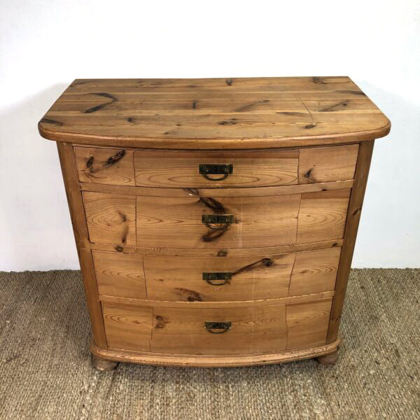 Antique Baltic Pine European Chest of Drawers