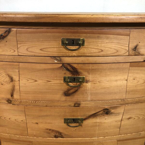 Antique Baltic Pine European Chest of Drawers