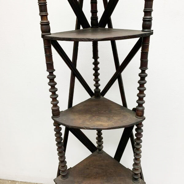 Antique Depression Era Cotton Reel Shelves