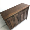 Antique Edwardian Maple Compact Sideboard
