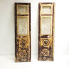 Antique Egyptian Wrought Iron and Baltic Pine French Doors
