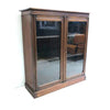 Antique Maple Edwardian Bookcase On Plinth Base