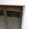 Antique Maple Edwardian Bookcase On Plinth Base