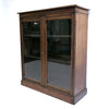 Antique Maple Edwardian Bookcase On Plinth Base