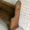 Antique Solid Oak Church Pew Bench Seat
