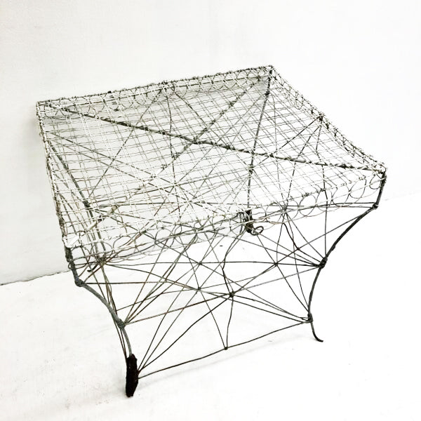 Antique Victorian Wire Garden Table