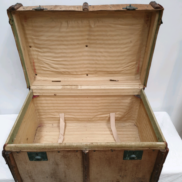 Antique Canvas Covered Trunk