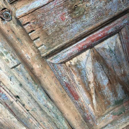 Antique Grand Entry Architectural Rustic French Doors
