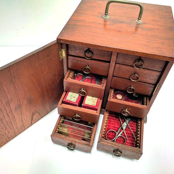 vintage 1930s australian red cedar cabinet with drawers carry all