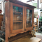 Antique rustic pine kitchen dresser