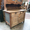 Antique rustic pine kitchen dresser